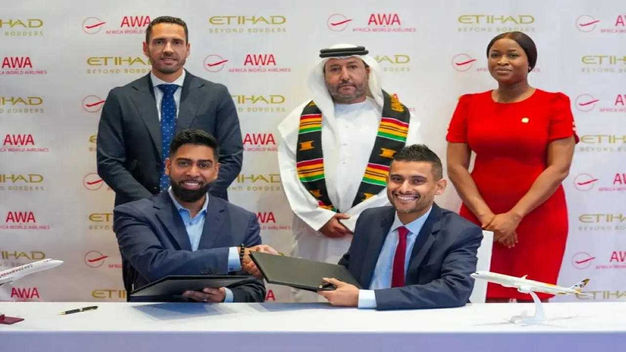 اتفاقية استراتيجية بين الاتحاد للطيران وخطوط إفريقيا لتعزيز الشحن الجوي